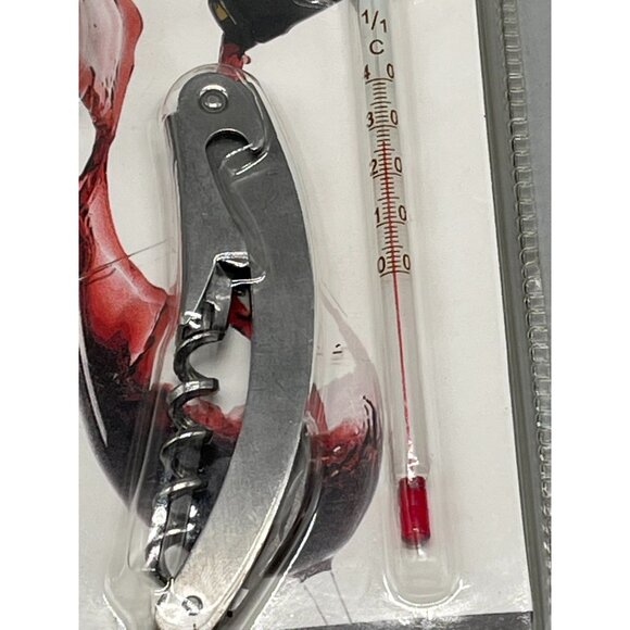 Edge home wine accessory set professional tools 4 piece set gray black READ new - Picture 2 of 8